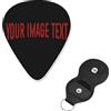 Miujonvy Plettro per chitarra dal design speciale con immagine personalizzata e testo per basso, chitarre elettriche e acustiche 0,038 pollici/0,96 mm