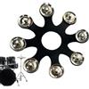 Generic Set di piatti per batteria, set di piatti montabili in acciaio inox, professionali Hi-Hat antiruggine, multifunzionali per vari tipi di musica