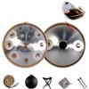 BDJSN Handpan Drum 14 Note, Tamburo Per Handpan Da 22 Pollici, Percussioni Armoniche, Tamburo In Acciaio 440HZ/432HZ, Con Supporto Per Handpan, Custodia Per Handpan