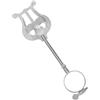 HOMOCONO Leggio Portatile per Clarinetto, Clip per Spartiti in Ferro Argento, Compatto e Leggero, Pratica per Tenere la Musica in Marcia