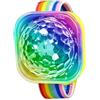 Penlimly Luce a Sfera da Discoteca per Bambini Adulti, Bracciale Palla da Discoteca, Lampada Palla da Discoteca, Lampada da Polso Discoteca, Luce d'atmosfera a LED per Auto Casa DJ Club Decorazione Feste