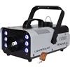 Ibiza - LSM900LED - Macchina della nebbia da 900W con LED RGB integrati e controllo DMX e telecomando - Nero