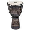 TOCA Djembe 8 Street Series intagliato a mano, pelle di capra TSSDJ-SBO Black Onyx