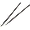 CHICIRIS DS-09 Bacchette in Legno di Acero, 2 Paia 5A Colorate, Lunghezza 15,94 Pollici, per Bambini Adulti Principianti, Pratica della Batteria, Design Ondulato (BLACK)