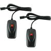 Perfeclan 2pcs Stage Controller Ricevitore 3 Pin XLR Interfaccia Macchina Del Fumo - cablata