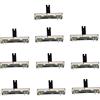 HAMPPLIES 10 Pezzi Potenziometro Scorrevole B50k 50k Ohm Mono in Metallo Regolabile per Mixer Dj e Strumenti Elettronici