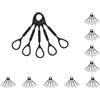Mealoodiousmusea 10 set Tromba Slide Stopper Anelli Sound Change Silicone Corda Corda Portatile Strumento Musicale Manutenzione Pezzi di Ricambio Accessori