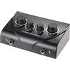 HUIOP Portatile Karaoke Audio Audio Mixer Echo Stereo Ingressi Doppio Microfono con Cavo RCA Adattatore di Alimentazione per la TV PC Smartphone Amplificatore,mixer stereo