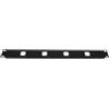 DEARMAMY Pannello Rack Audio 1u 4 Porte a Cerniera, Organizer di Fili in Acciaio Laminato a Freddo Nero per Apparecchi Audio, per Uffici e Patch Panel