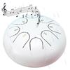 Sohodoo Chakra Rain Drum for giardino: 8 note di armonia - Sperimenta il potere curativo delle frequenze dei chakra con questo squisito strumento(White)