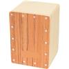 HEUchuan Cajon Box Drum 1 pz Cajon da viaggio, tamburo portatile, strumento a percussione in legno compatto for feste, spettacoli sul palco a casa(Brown Wooden)