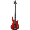 MSA Musikinstrumente BASSO ELETTRICO ROSSO - BASSI ELETTRICA ROSSO A 4 CORDE - MSA LONG SCALE JB