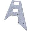 VATTEA Parti per chitarra Fit Gibson Flying V Style Guitar Pickguard (4 strati bianco perlato)