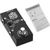 HUIOP Effetti a pedale, ABY Box Selettore di linea Interruttore AB Mini pedale effetto chitarra Trasmissione bidirezionale Cassa in metallo Supporto antiscivolo Modalità A/B o A e B