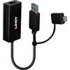 LINDY 43412 Convertitore Ethernet Gigabit USB 3.2 Gen 1