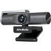 AverMedia PW515 - Webcam autofocus 4K Ultra HD - Soluzione controllata dall'intelligenza artificiale, regolazione dell'immagine e illuminazione, 100° Wide FoV, per videoconferenze e riunioni virtuali,