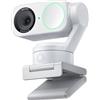 Insta360 Link 2 PTZ Dual Axis Gimbal Webcam 4K alimentata da AI con sensore da 1/2 per maggiori dettagli, audio professionale, controllo gesti, HDR, tracciamento AI, Deskview e modalità Streamer