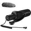 Comica CVM-V30PRO B Microfono video Super cardioide Condensatore direzionale Fucile Intervista Mic per Canon EOS, Nikon, Sony, Panasonic, Fuji, Olympus, DSLR Camera/Videocamera (con Windmuff)