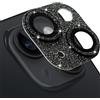 Hsefo Protezione per obiettivo della fotocamera per iPhone 13 Mini e iPhone 13, copertura per obiettivo con strass 3D e diamante 9H, in vetro temperato, antigraffio, antiurto, copertura completa per