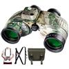 Qunse, binocolo militare 10 x 50 con telemetro e bussola, adatto per caccia, bird watching e viaggi (10 x 50, militare)