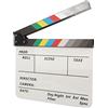 Tbest Film Assicella Suono Acrilico Colorato Portatile Regista Ciak Serie TV