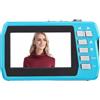 Tbest Fotocamera Subacquea 4K 56MP Digitale con Doppio Schermo Zoom 16X 10 Piedi per Nuoto Snorkeling ABS 280 G
