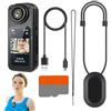 Generico Clip Per Fotocamera Del Corpo ON - ROTAZIONE DEL CAMERA 360 | Mini Telecamera Facile Da Usare Per Lezione, Viaggi, Camminata Per Animali Domestici | CAM BODY Con Clip Rotante A 360 ° E