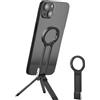 Generic Supporto magnetico per telefono, supporto magnetico pieghevole per telefono | esterni per riprese video Live Streaming Vlogging Desk Travel Fitices Offices Intrattenimento