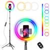 UBeesize 12 '' RGB Ring Light con 62 '' treppiede