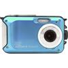 Easypix Aquapix W3027 - Fotocamera subacquea Wave, impermeabile fino a 3 m, display da 2,7, risoluzione fino a 30 MP, zoom digitale 4x, sensore da 5 MP, blu ghiaccio