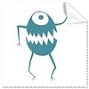 DIYthinker Cyclops Alien creature occhiali panno di pulizia Gift Phone Screen Cleaner 5PCS