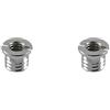 fittings4you '2 X 1/4 di pollice a 3/8 pollici 1/4 - 3/8 filettatura Adattatore Treppiede Adattatore Filettato con Federale