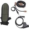 Denash Microfono Auricolare Radio, Tappeti per le Orecchie di Cancellazione del Rumore, Kp con Perno KPG87D TH-415 Serie TK-3230, Uv5r Plus, BF-888S, HYT TC388, KG-UVD1P, Puxing (BROWN)