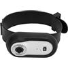 Generic Fotocamera per Collare per Animali Domestici, Fotocamera Sportiva per Animali Domestici Luce Grandangolare da 120° Versatile con Clip Posteriore per Esterni (WHITE)