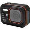 DIGNIFE Action Camera, Telecamera d'azione 4K HD. Camcorder Travel Sports. DV. Grandangolare nero portatile nero 170 gradi
