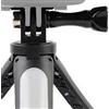 Tixiyu Mini treppiede portatile per selfie per action camera, ampio compatibile con MAX, adattatore compatto in metallo per videochiamate Vlog, materiale PC 12-23 cm (bianco)