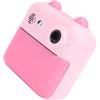 Denash Fotocamera per Bambini Stampa Istantanea, Fotocamera Digitale per Bambini 1080P Giocattoli con Schermo IPS da 2,4 Pollici, Videocamere Digitali Fotocamere Istantanee Selfie per
