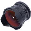 Roolad - Obiettivo fisso F2.8 APS-C Fisheye da 7,5 mm per fotocamere mirrorless Sony A6500 A5000 NEX7, nero con copriobiettivo protettivo, panno pulito e custodia per obiettivo (SONY E-MOUNT, nero)