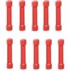 HDWSNXW 10PCS M3x9/10/26/28/30/37/40/44/45/50/55mm Colonna in alluminio Asta esagonale rotonda Pilastro Spacer for RC FPV Drone Quadcopter Parte fai da te Sostituibile(M3x28mm red)