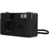 SHINEOFI Fotocamera Analogica Riutilizzabile Flash Integrato, Compatibile Pellicola 35mm, Corpo in Abs Nero, senza Batteria, Stile Retrò