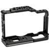 DGERFDJO Compatibile con fotocamere DSLR e Mirrorless, stabilizzatore a gabbia completa con fori da 1/4 e 3/8, slitta fredda ARRI(For Fuji XT2 XT3)