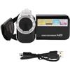 Topiky Videocamera Digitale 1080P, Fotocamera Digitale con Zoom Digitale 16X, Schermo Ruotabile da 2,0 Pollici, Porta USB Anti-vibrazione Videocamera da Viaggio