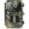 STRAFBRG Ambito di visione notturna, Fotocamera da caccia esterna da 20MP 940nm Visione notturna a infrarossi Attivazione del movimento Trigger 0.2s Fotocamera da gioco IP66 Trappola for foto della fauna selva