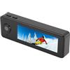 VELATEMOR Camera Piccola Indossabile, Registrazione del Ciclo Magnetico HD HD Wedable Registratore con Perno Posteriore per la Protezione della Sicurezza