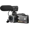 Andoer Videocamera digitale 4K Videocamera WiFi Videocamera DV Registratore 56MP Zoom digitale 18X Touchscreen IPS da 3,0 pollici Supporta rilevamento facciale IR Visione notturna Anti-shake