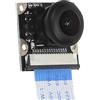 EIMSOAH Modulo Mini Telecamera per Visione Notturna da 5 MP 130° Fish Eye per Modulo Telecamera 4B/3B+/3B/2B per la Sicurezza Domestica