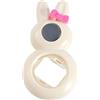 BRIGHTFUFU Specchio Selfie per Fotocamera Istantanea Mini 7/8, Stile Coniglio Bianco, Design Pratico per Selfie e Sfumature di Gruppo