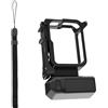 Snorvixre Impugnatura per fotocamera rimovibile rapidamente, design ergonomico con fessura per scarpe fredde e cinghie antiscivolo per stabilizzatori DSLR, supporto per fotocamera Street Grip