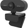 TIEOAXFT Webcam for computer, telecamera 1080P HD USB con microfono, supporto for desktop e laptop, adatta for videoconferenze in diretta