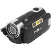 AUBEST Videocamera, Videocamera DH‑90 con zoom digitale 16X, schermo a colori da 2,7 pollici, alta definizione, riprese video